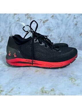 Under Armour Sonic 4 Men's Size 8 Running Shoes Black  Red Athletic Sneakers